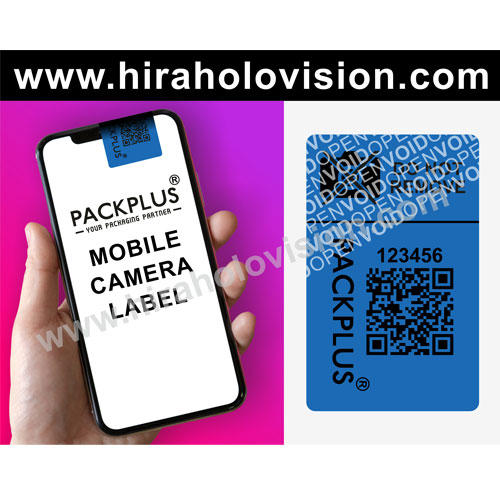 Mobile Camera Tamper Proof Labels