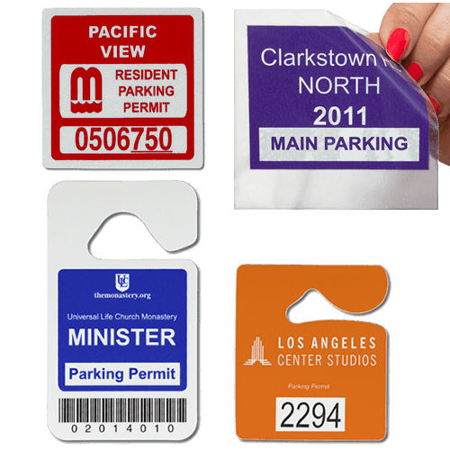 Vehicle Parking Stickers